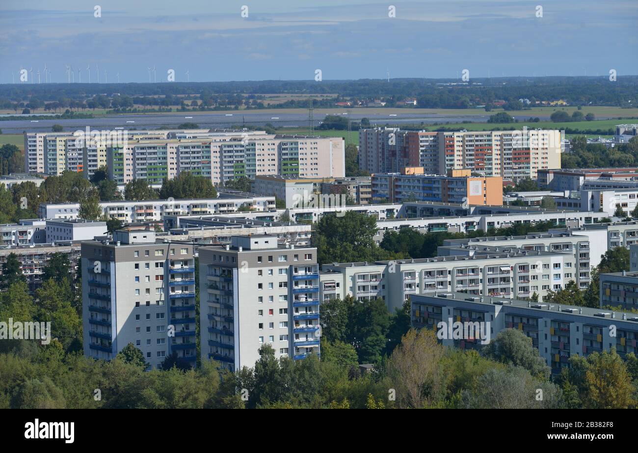 Wohnsiedlung, Marzahn, Berlin, Deutschland Banque D'Images