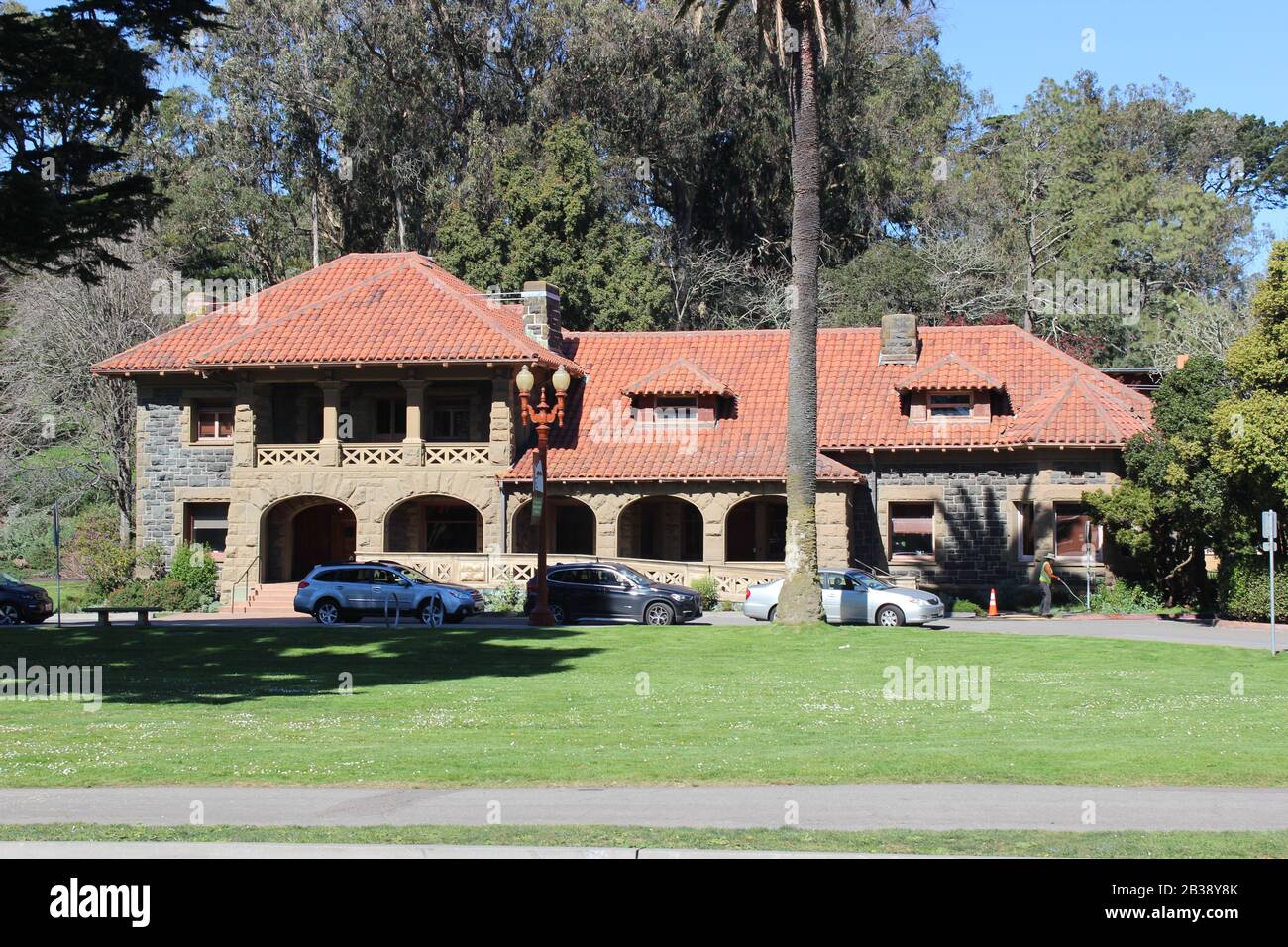 Mclaren Lodge Construit 1893, Golden Gate Park, San Francisco, Californie Banque D'Images