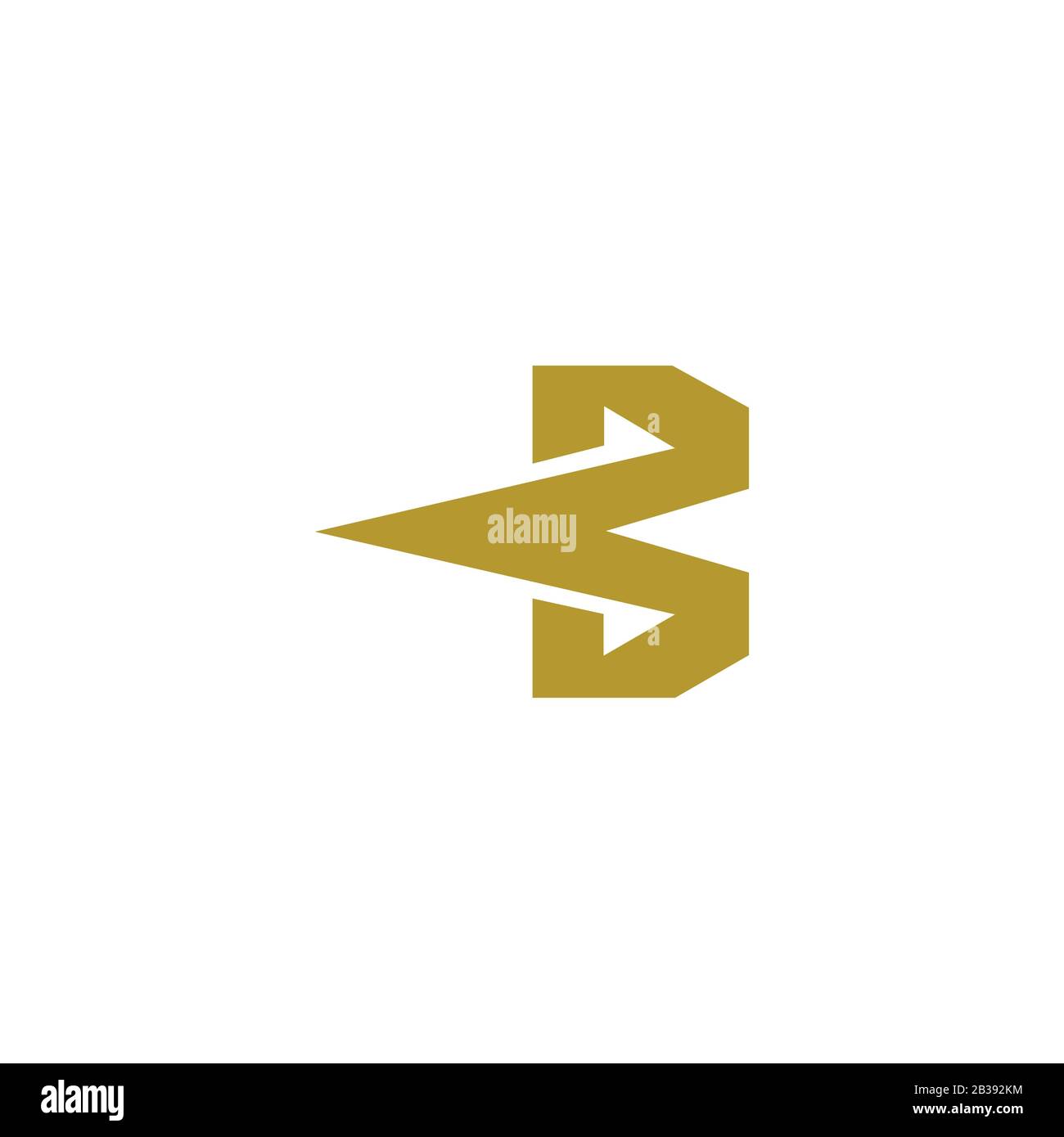 Première lettre bg logo ou gb logo vecteur modèle de conception Illustration de Vecteur