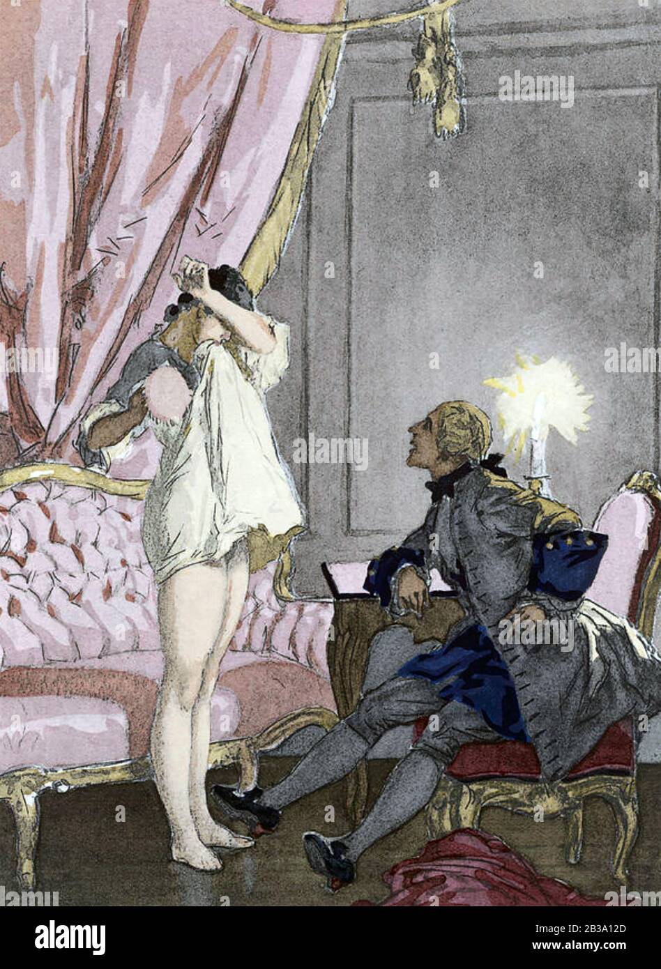 GIACOMOI CASANOVA (1725-1798) aventurier italien Banque D'Images