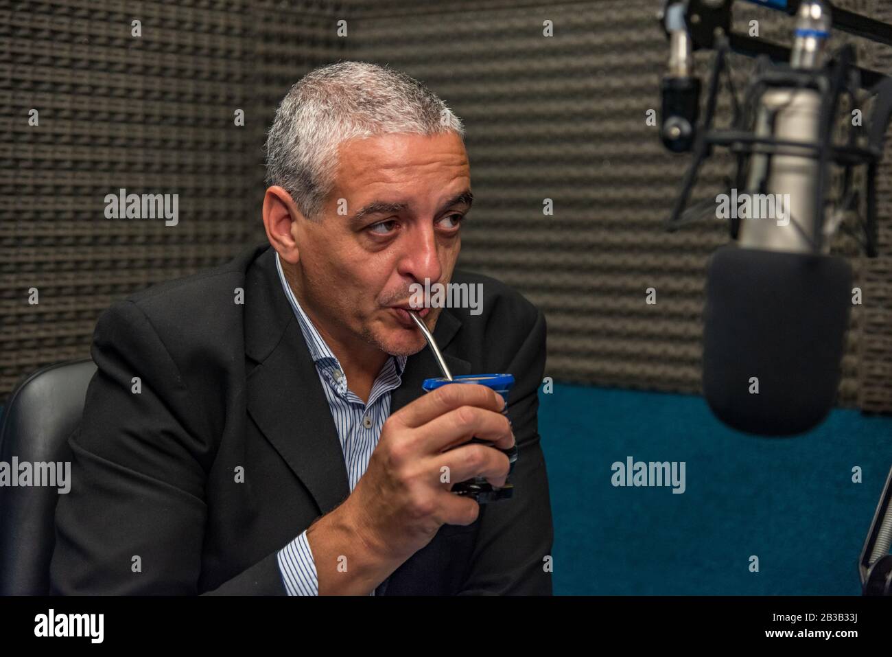 Petit-fils récupéré de la dictature et actuel secrétaire des droits de l'homme de la nation Argentine, Horacio Pietragalla Corti Banque D'Images