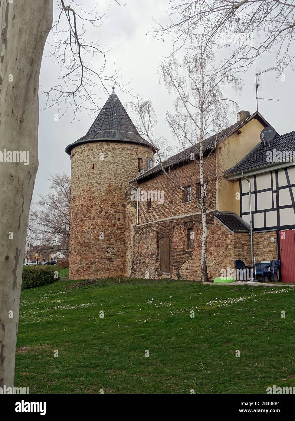 Fresenturm, Teil Der Historischen Stadtbefestigung, Euskirchen, Nordrhein-Westfalen, Allemagne Banque D'Images