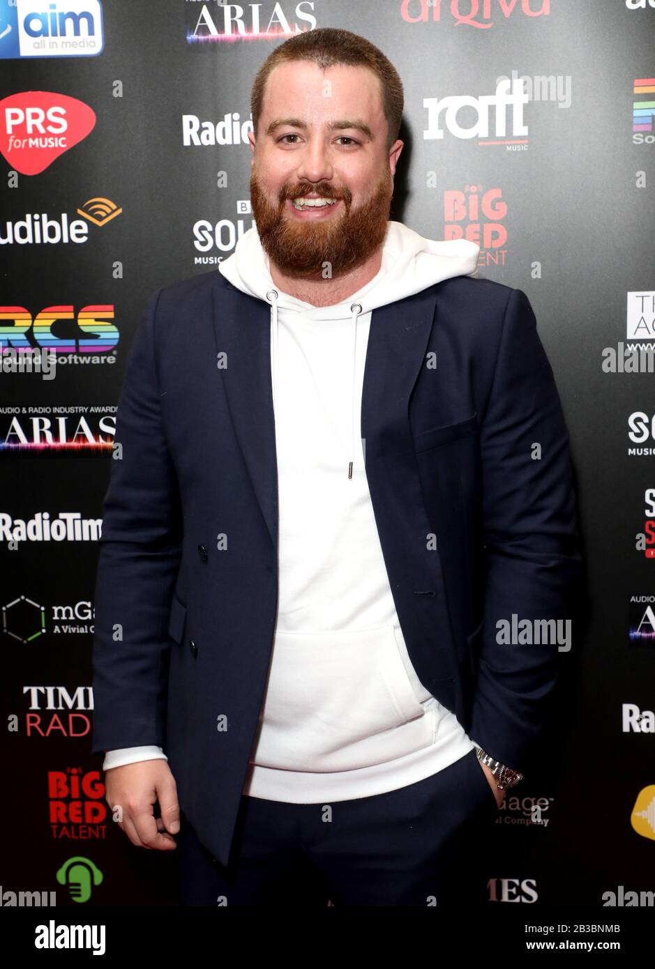 Tom Green a participé Aux Prix de l'industrie de l'audio et de la radio qui ont eu lieu au London Palladium, Londres. Banque D'Images