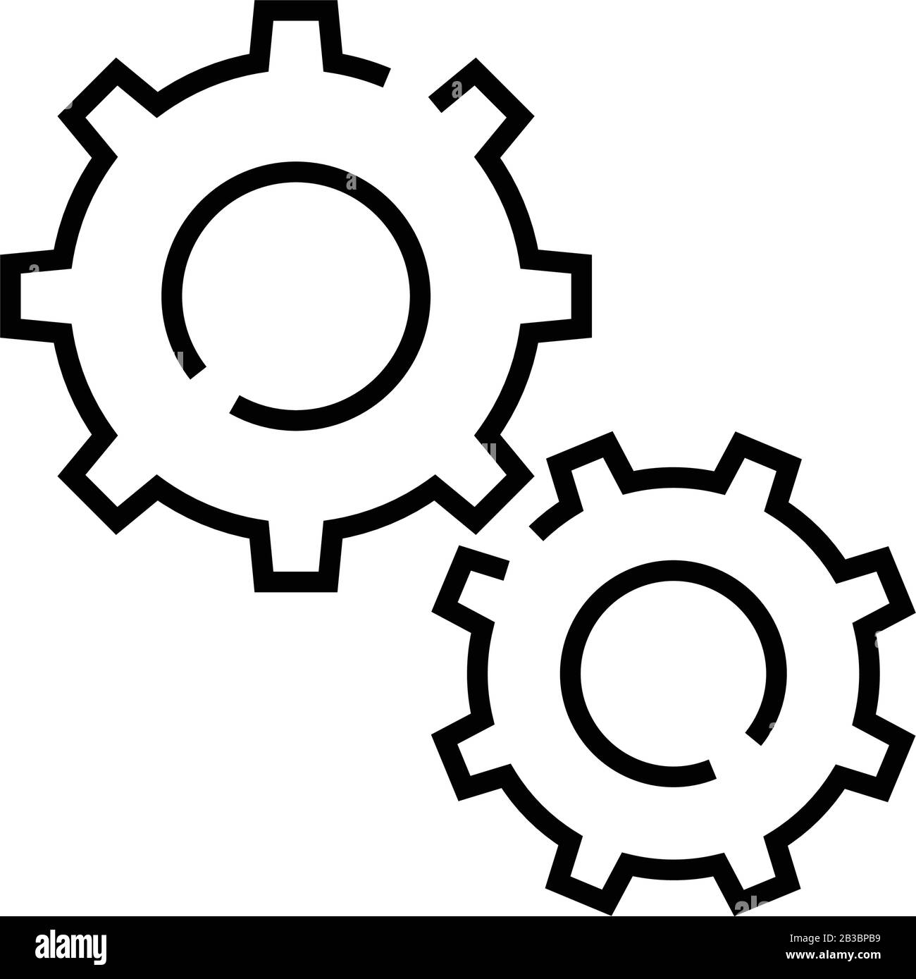 Icône de ligne de cadre de travail, signe de concept, illustration vectorielle de contour, symbole linéaire. Illustration de Vecteur