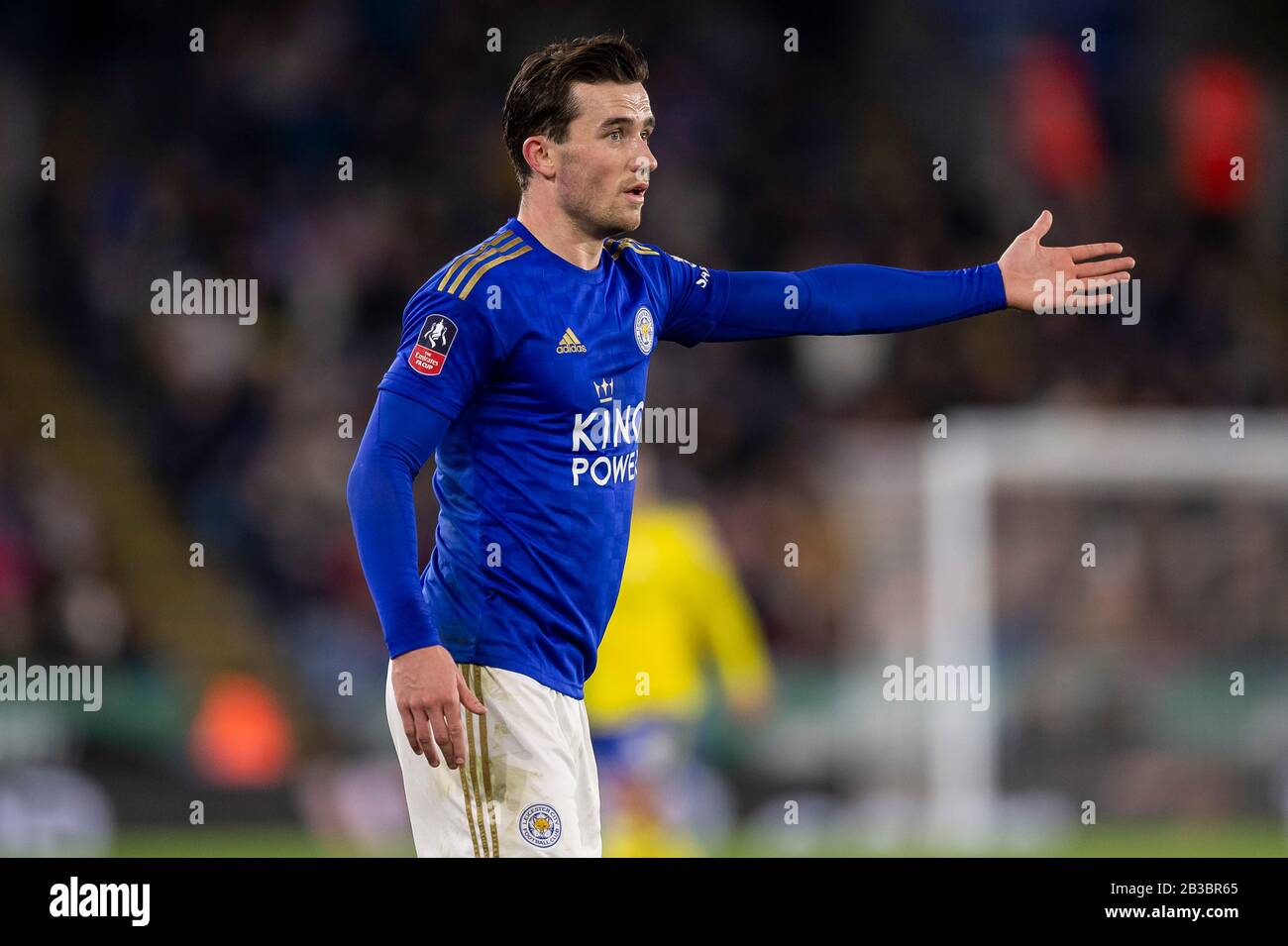 Leicester, Royaume-Uni. 04 mars 2020. Ben Chilwell de Leicester City lors du cinquième match de la FA Cup entre Leicester City et Birmingham City au King Power Stadium le 4 mars 2020 à Leicester, en Angleterre. (Photo de Daniel Chesterton/phcimages.com) crédit : Images PHC/Alay Live News Banque D'Images