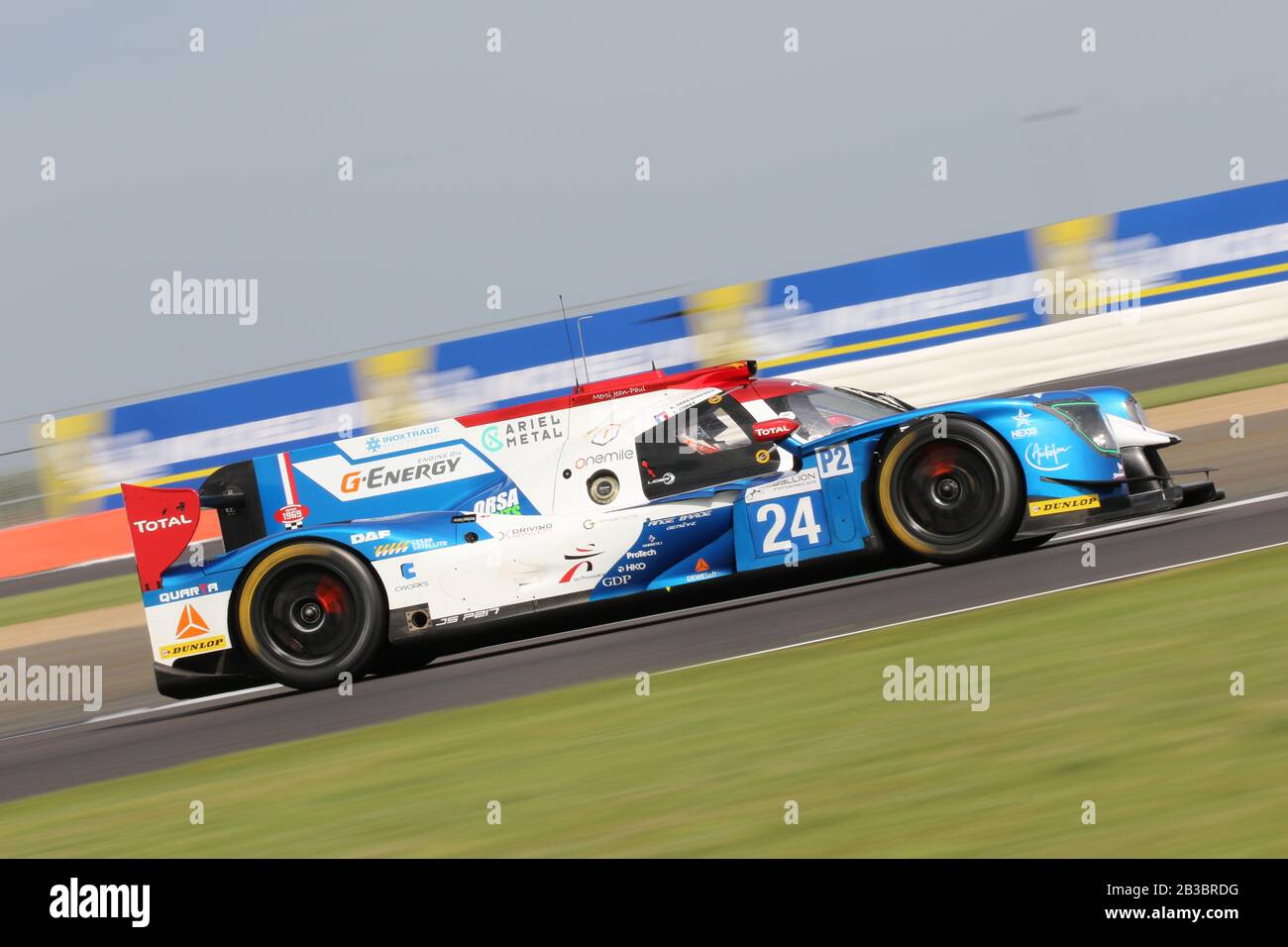 Le #24 Panis Barthez Competition Ligier JSP217 Gibson pendant le tour Silverstone de la série européenne du Mans 2019 Banque D'Images