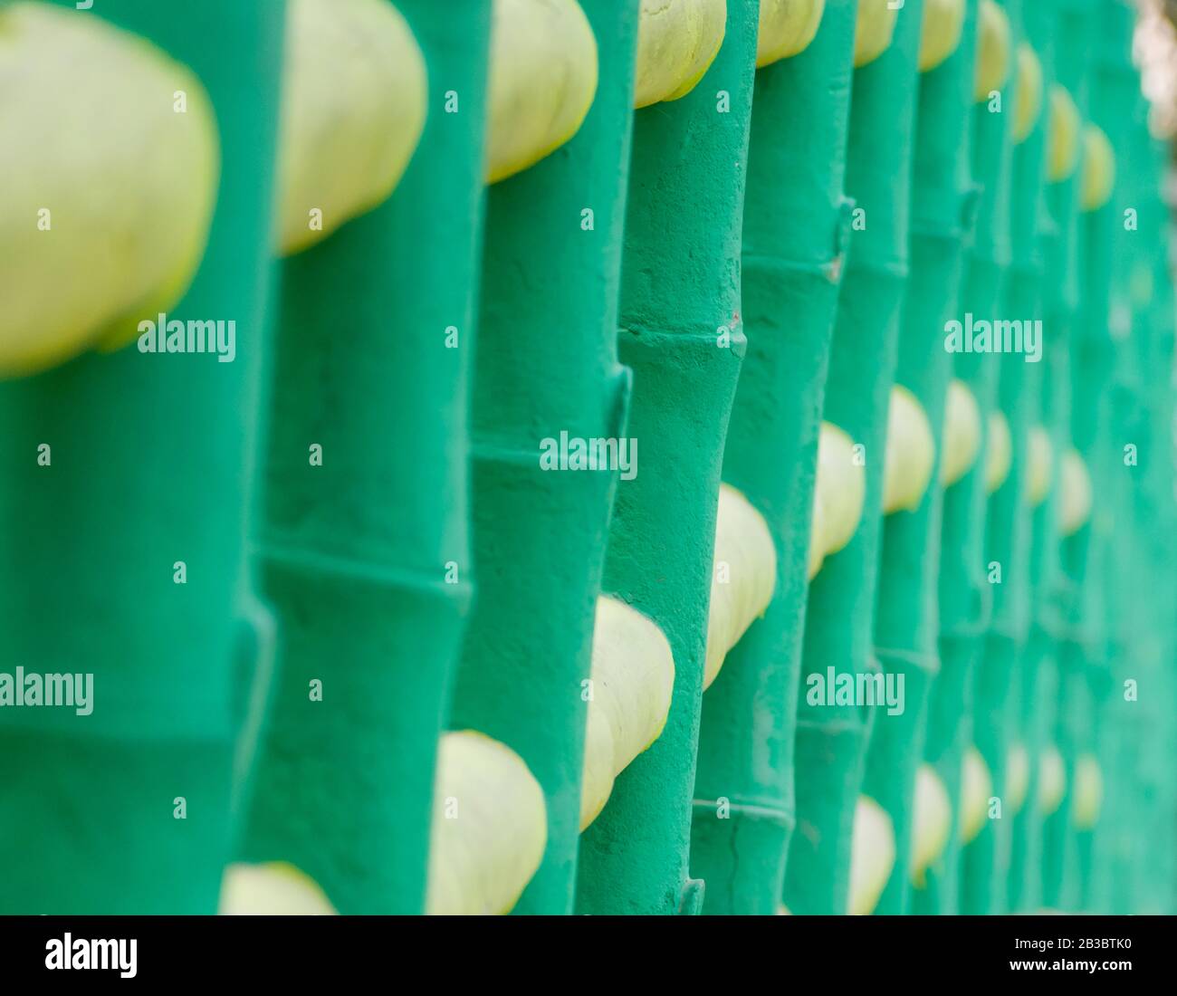 le motif fait de bambou. Banque D'Images