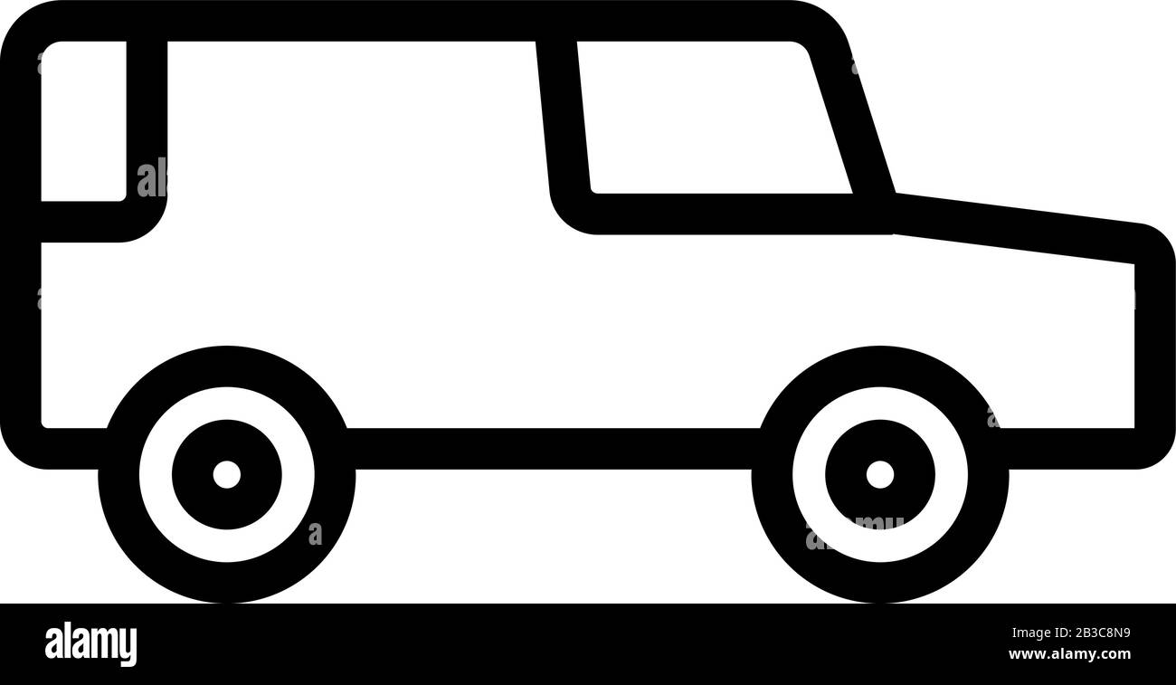 vecteur d'icône de cœur. Illustration du symbole de contour isolé Illustration de Vecteur