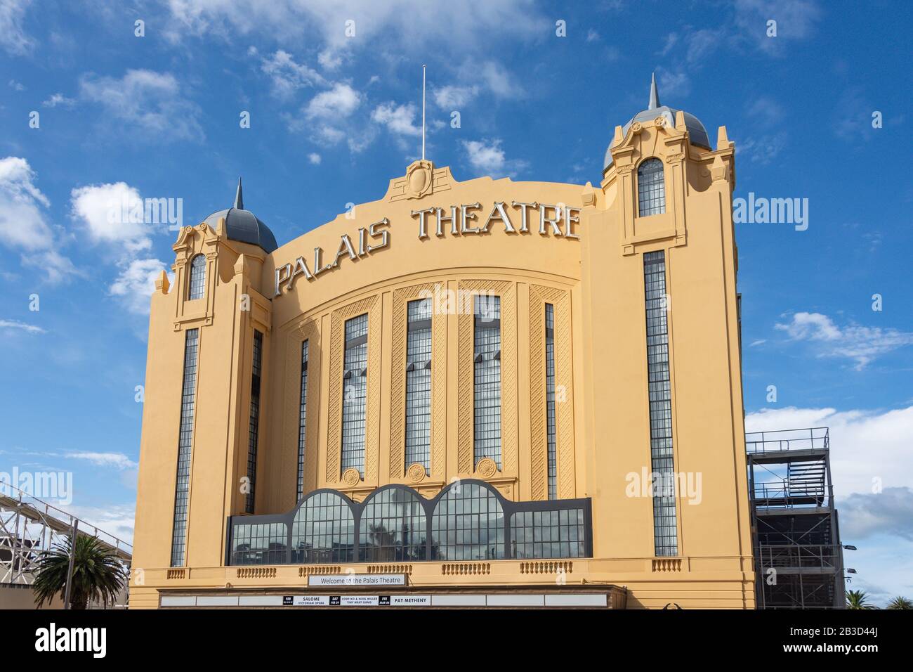 Théâtre Art Déco Du Palais, Lower Esplanade, St Kilda, Melbourne, Victoria, Australie Banque D'Images