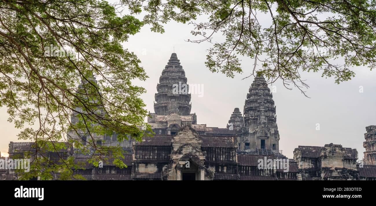 Image Du Temple D'Angkor Wat ; Parc Archéologique D'Angkor Wat, Siem Reap, Cambodge. Banque D'Images Image Du Temple D'Angkor Wat ; Parc Archéologique D'Angkor Wat, Siem Reap, Cambodge. Banque D'Images