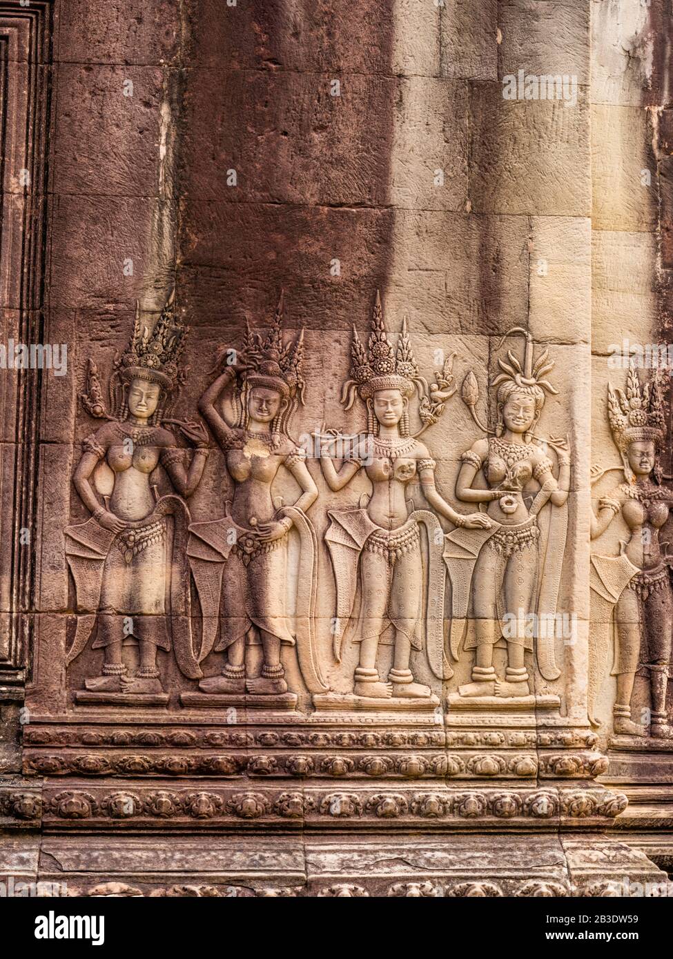 Image Du Temple D'Angkor Wat ; Parc Archéologique D'Angkor Wat, Siem Reap, Cambodge. Banque D'Images Image Du Temple D'Angkor Wat ; Parc Archéologique D'Angkor Wat, Siem Reap, Cambodge. Banque D'Images
