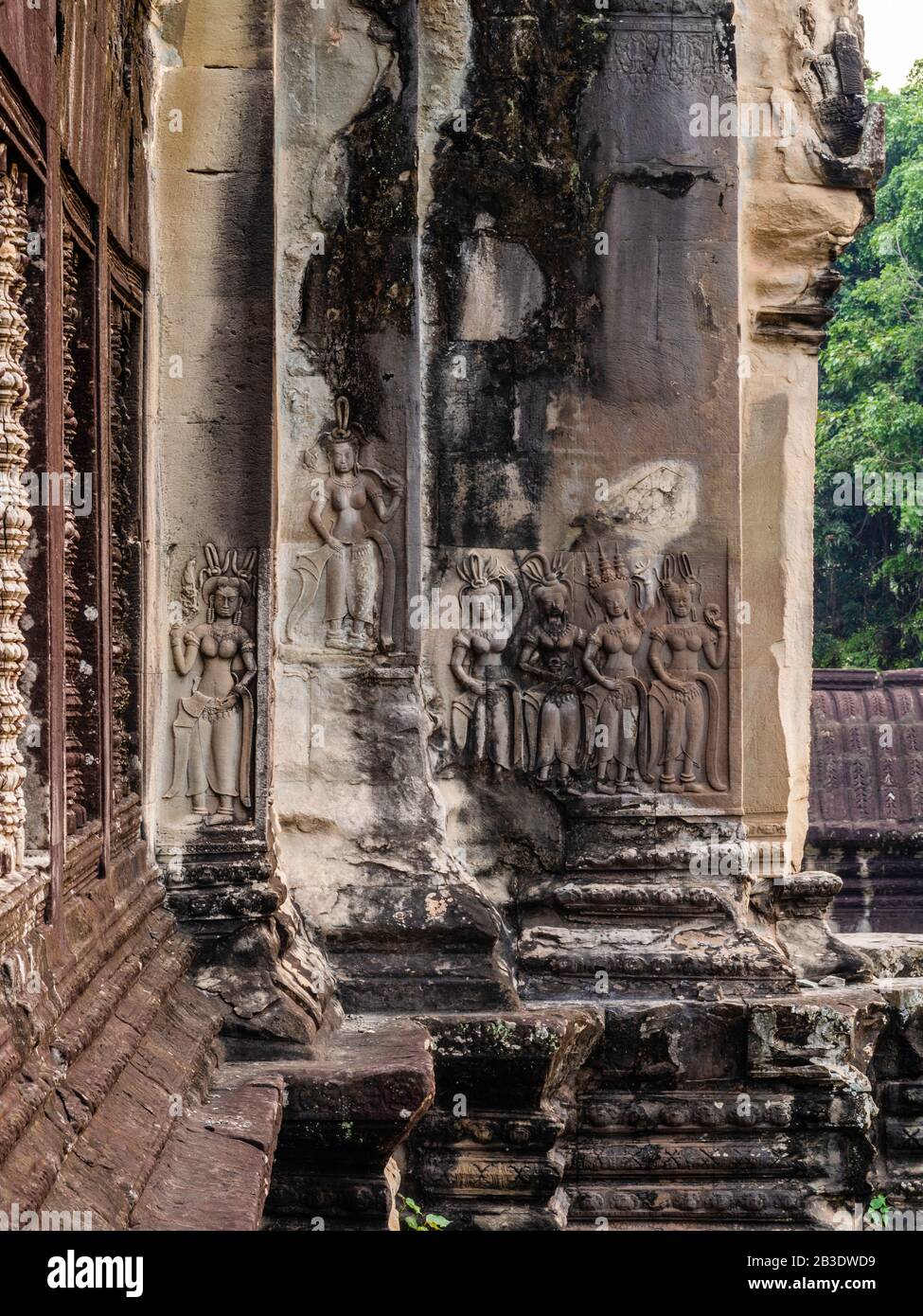 Image Du Temple D'Angkor Wat ; Parc Archéologique D'Angkor Wat, Siem Reap, Cambodge. Banque D'Images Image Du Temple D'Angkor Wat ; Parc Archéologique D'Angkor Wat, Siem Reap, Cambodge. Banque D'Images