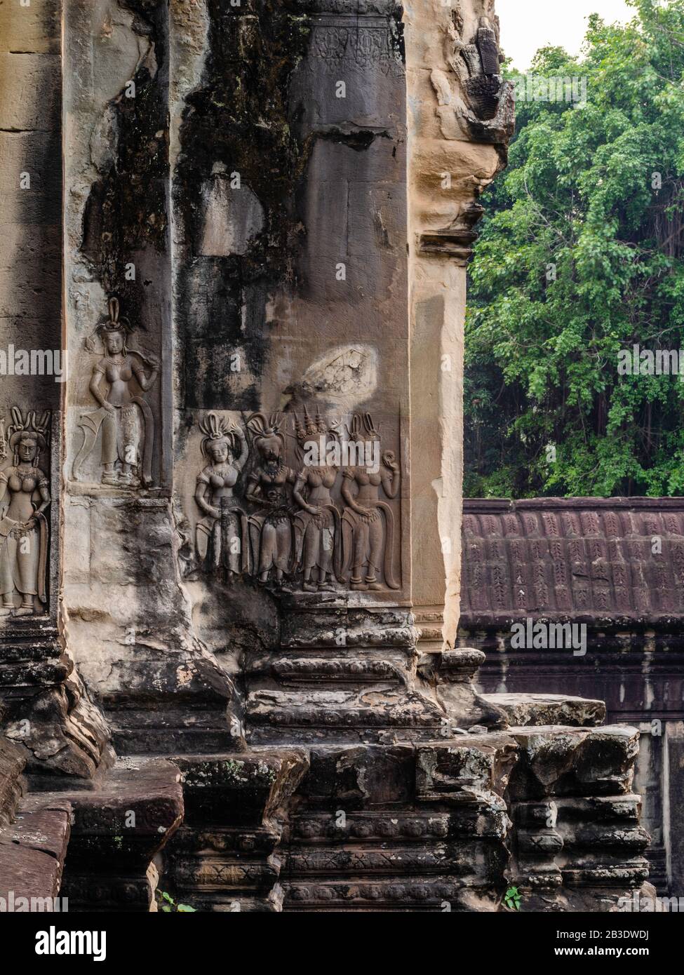 Image Du Temple D'Angkor Wat ; Parc Archéologique D'Angkor Wat, Siem Reap, Cambodge. Banque D'Images Image Du Temple D'Angkor Wat ; Parc Archéologique D'Angkor Wat, Siem Reap, Cambodge. Banque D'Images