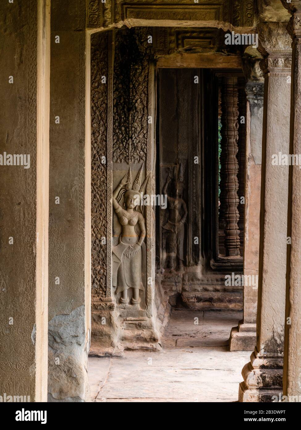 Image Du Temple D'Angkor Wat ; Parc Archéologique D'Angkor Wat, Siem Reap, Cambodge. Banque D'Images Image Du Temple D'Angkor Wat ; Parc Archéologique D'Angkor Wat, Siem Reap, Cambodge. Banque D'Images