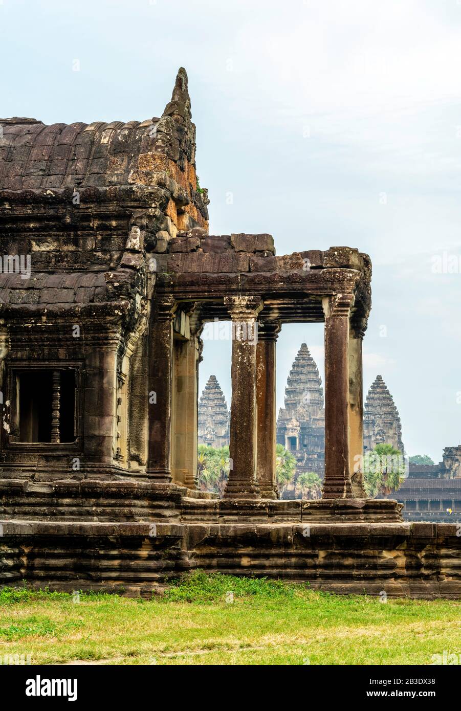 Image Du Temple D'Angkor Wat ; Parc Archéologique D'Angkor Wat, Siem Reap, Cambodge. Banque D'Images Image Du Temple D'Angkor Wat ; Parc Archéologique D'Angkor Wat, Siem Reap, Cambodge. Banque D'Images