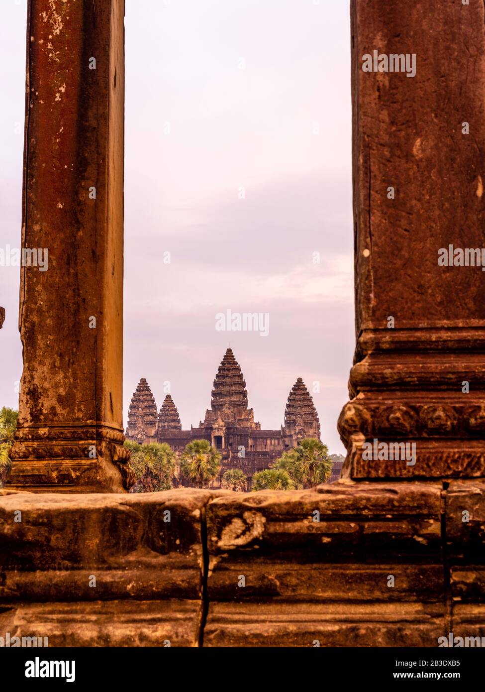 Image Du Temple D'Angkor Wat ; Parc Archéologique D'Angkor Wat, Siem Reap, Cambodge. Banque D'Images Image Du Temple D'Angkor Wat ; Parc Archéologique D'Angkor Wat, Siem Reap, Cambodge. Banque D'Images