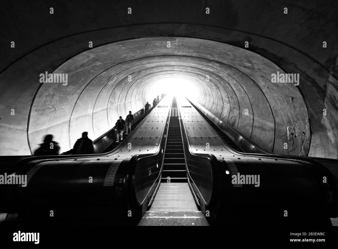Washington, DC Metro station, District of Columbia, États-Unis Banque D'Images