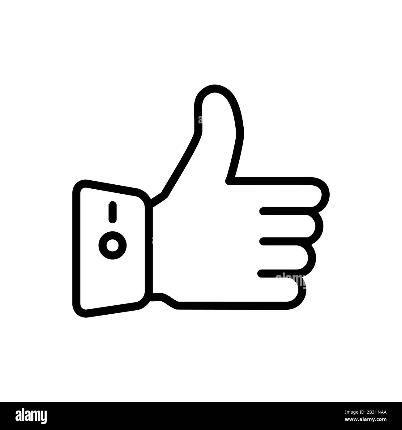 Thumbs up icône Illustration de Vecteur