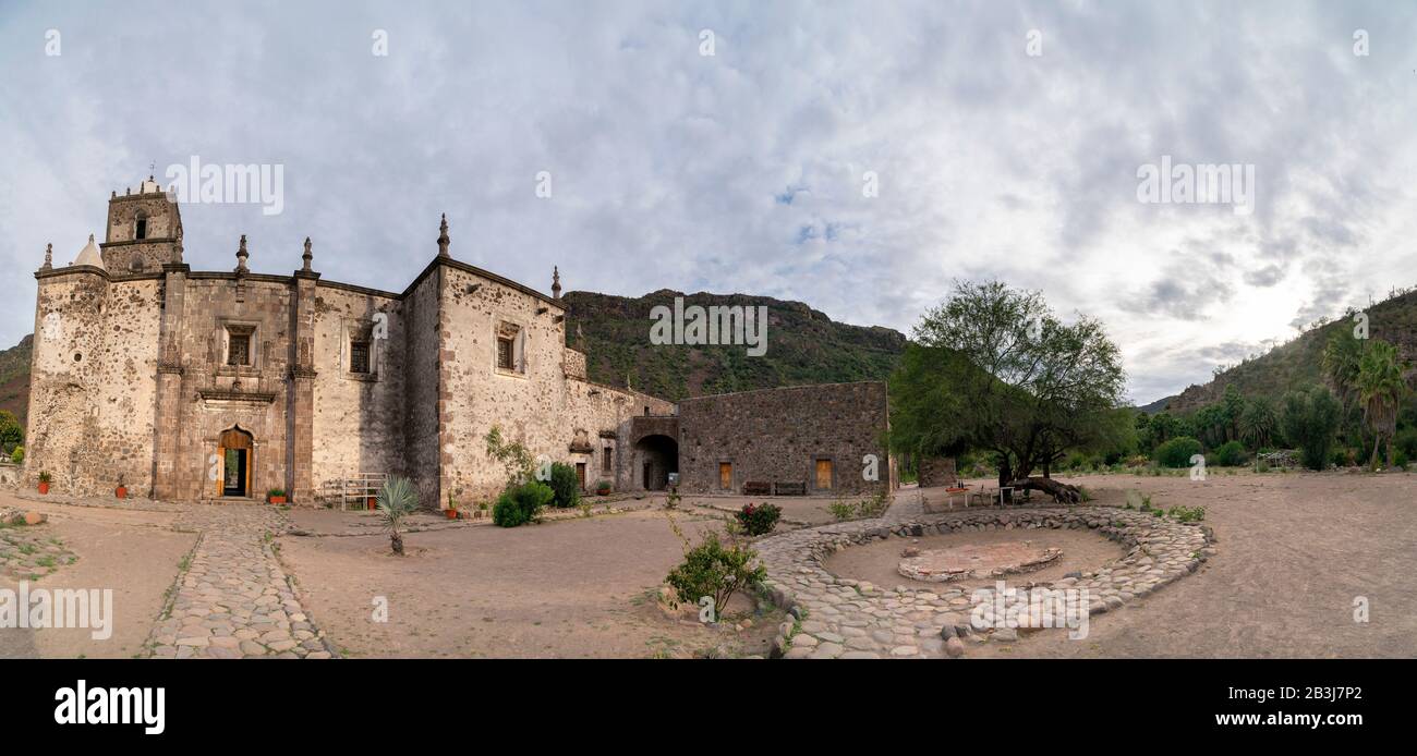 San francisco Javier de Vigge-Biaundo mission baja california sur le mexique Banque D'Images