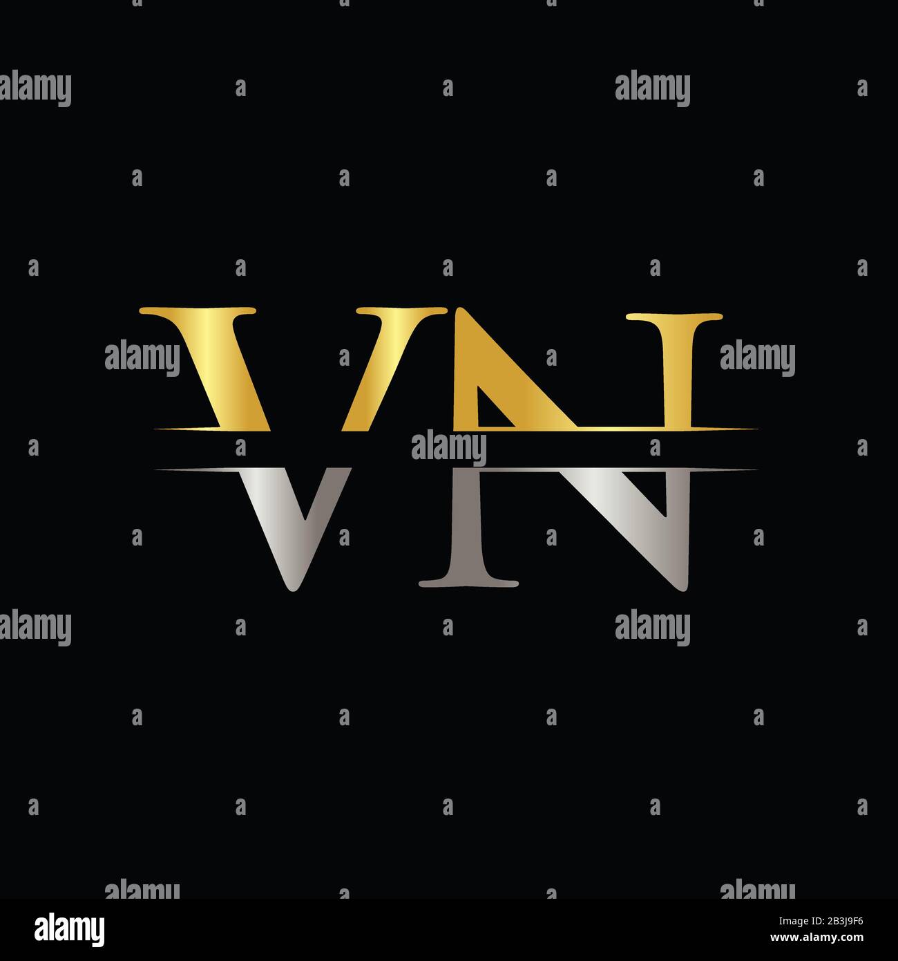 Vn logo Banque de photographies et d’images à haute résolution - Alamy