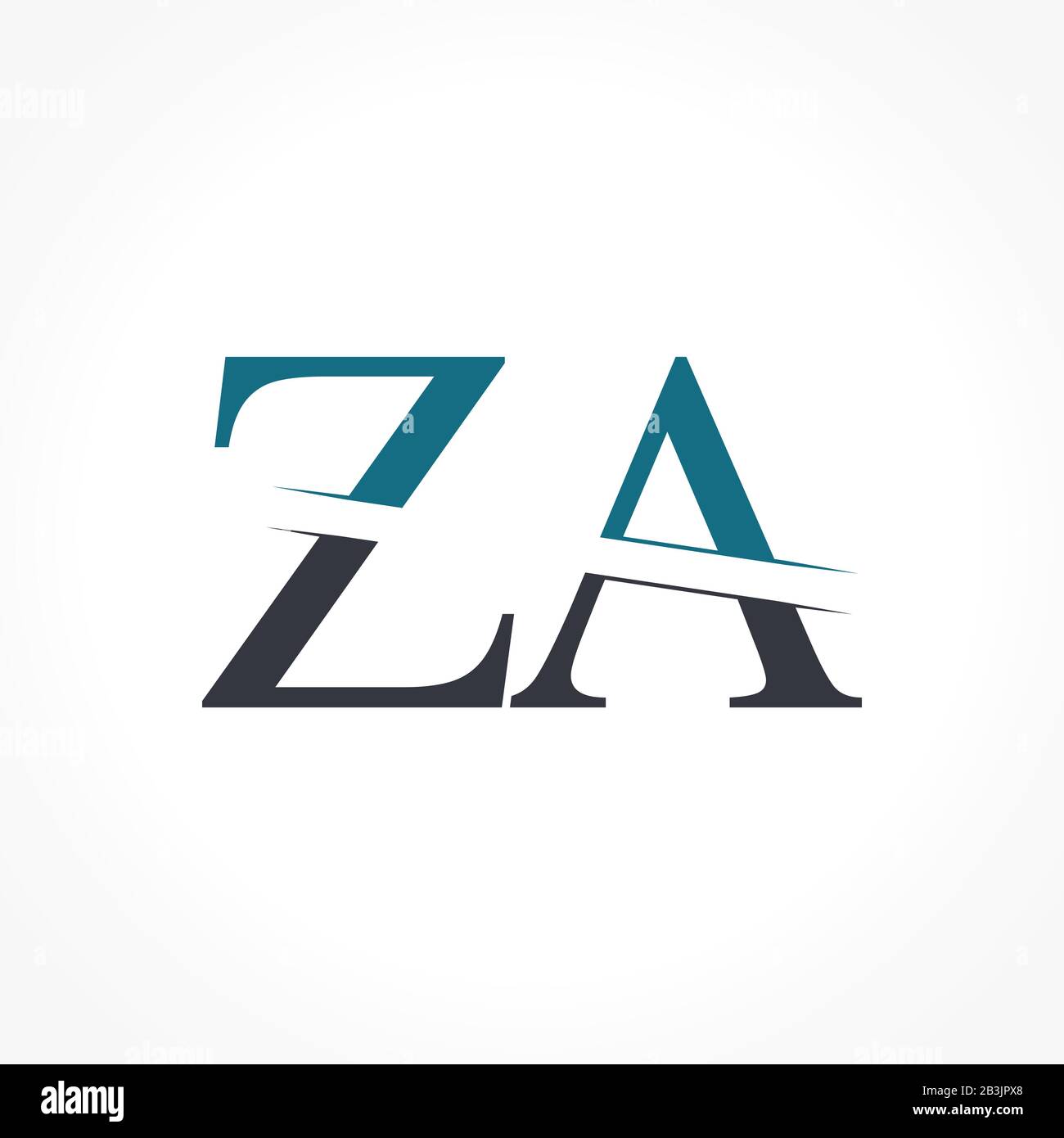 Modèle Vectoriel De Conception De Logo Za Initial. Illustration Vectorielle Du Logo Business Za Lettre Créative Illustration de Vecteur