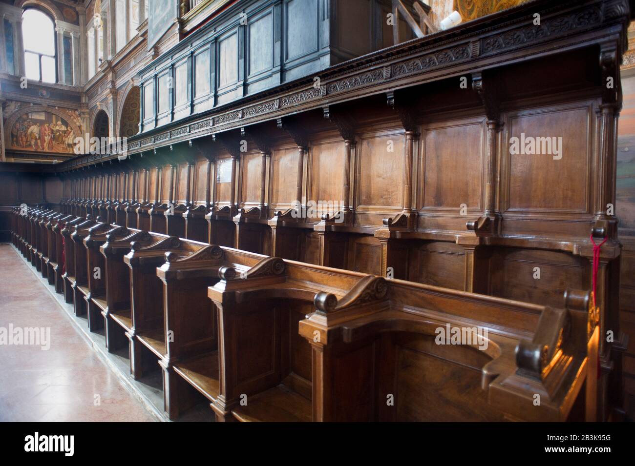 Italie, Lombardie, Milan, Église San Maurizio Al Monastero Maggiore Banque D'Images