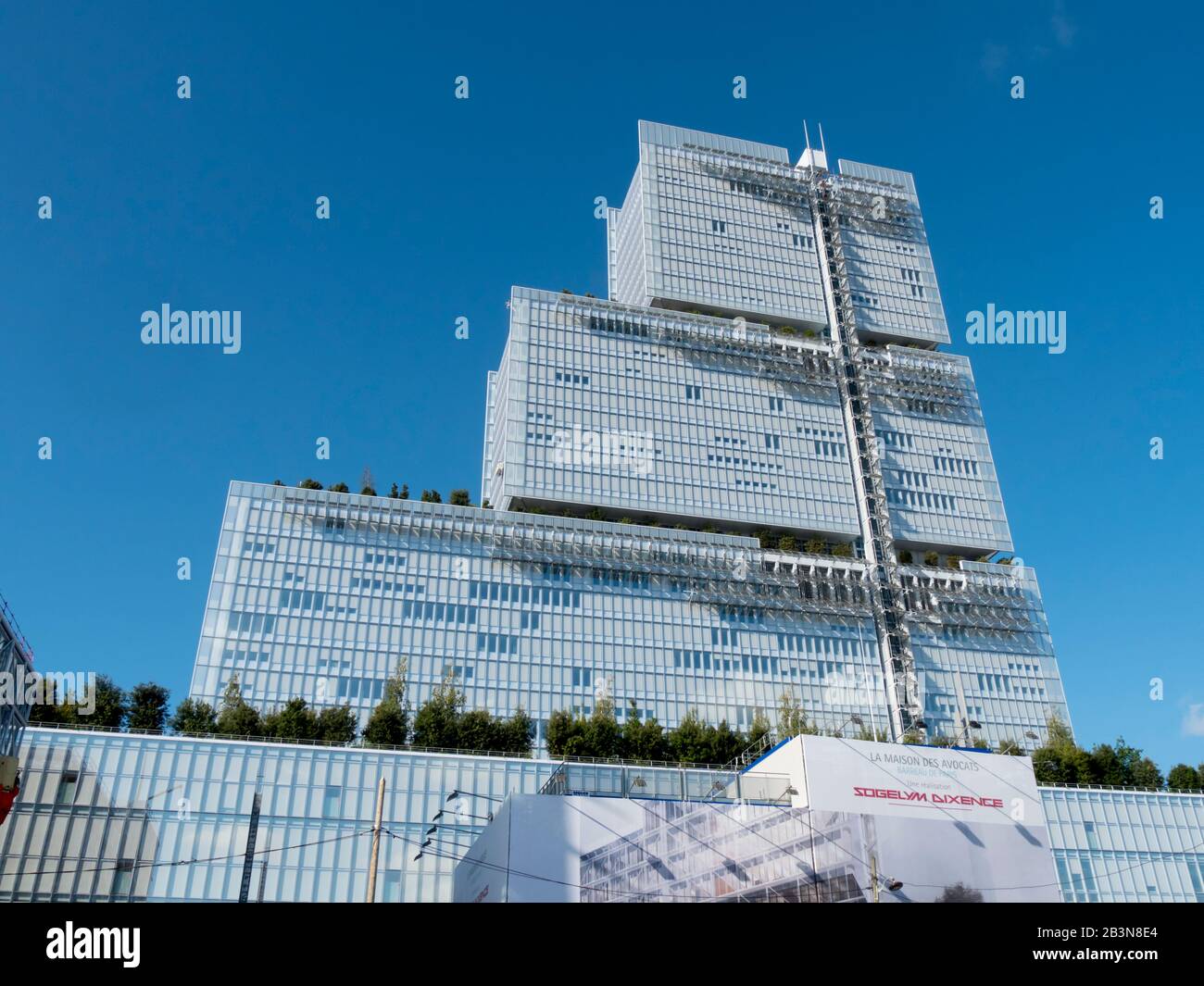Bâtiment du Tribunal de Paris, porte de Clichy, Paris, France, Europe Photo  Stock - Alamy
