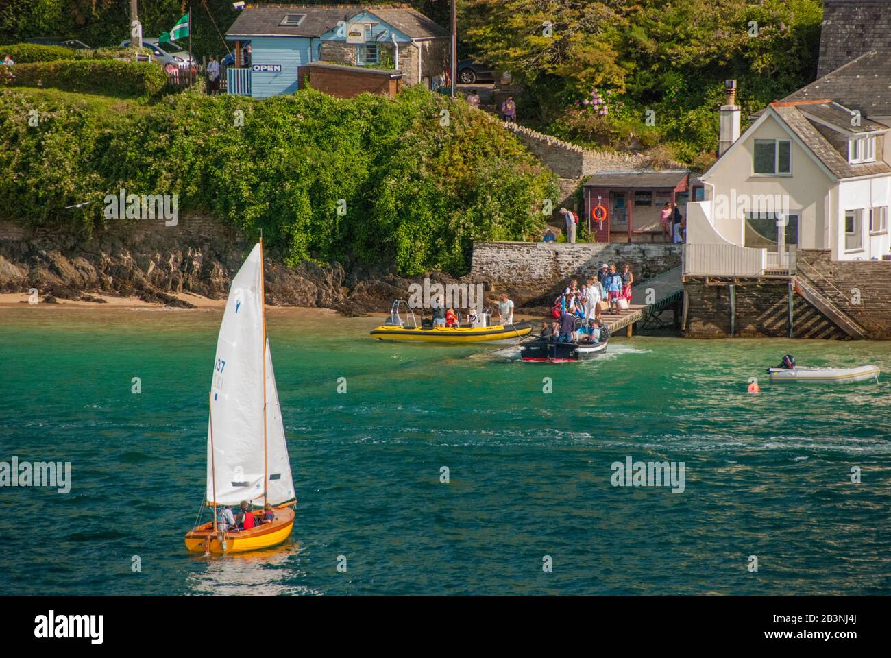 Salcombe À Devon, Angleterre, Royaume-Uni Banque D'Images