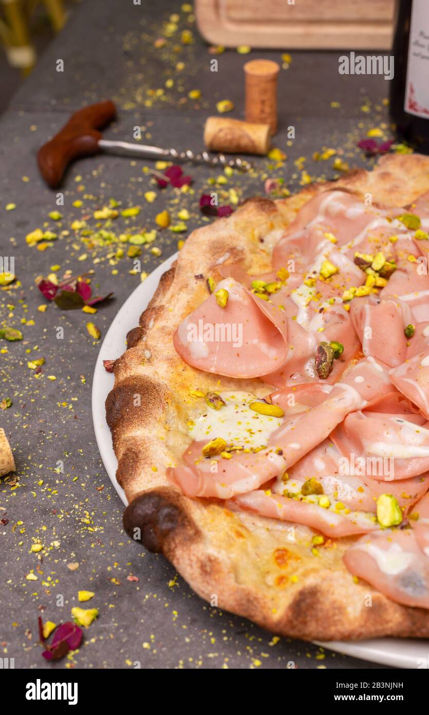Pizza Rouge Banque d