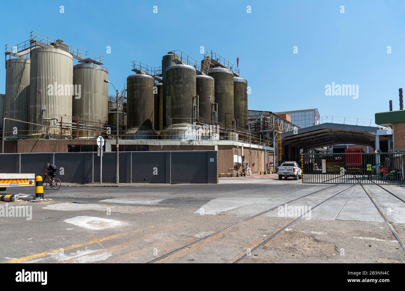 Le Cap, Afrique Du Sud. Déc 2019. Vue extérieure d'une brasserie sud-africaine à proximité du cap, du Cap occidental et de l'Afrique du Sud. Banque D'Images