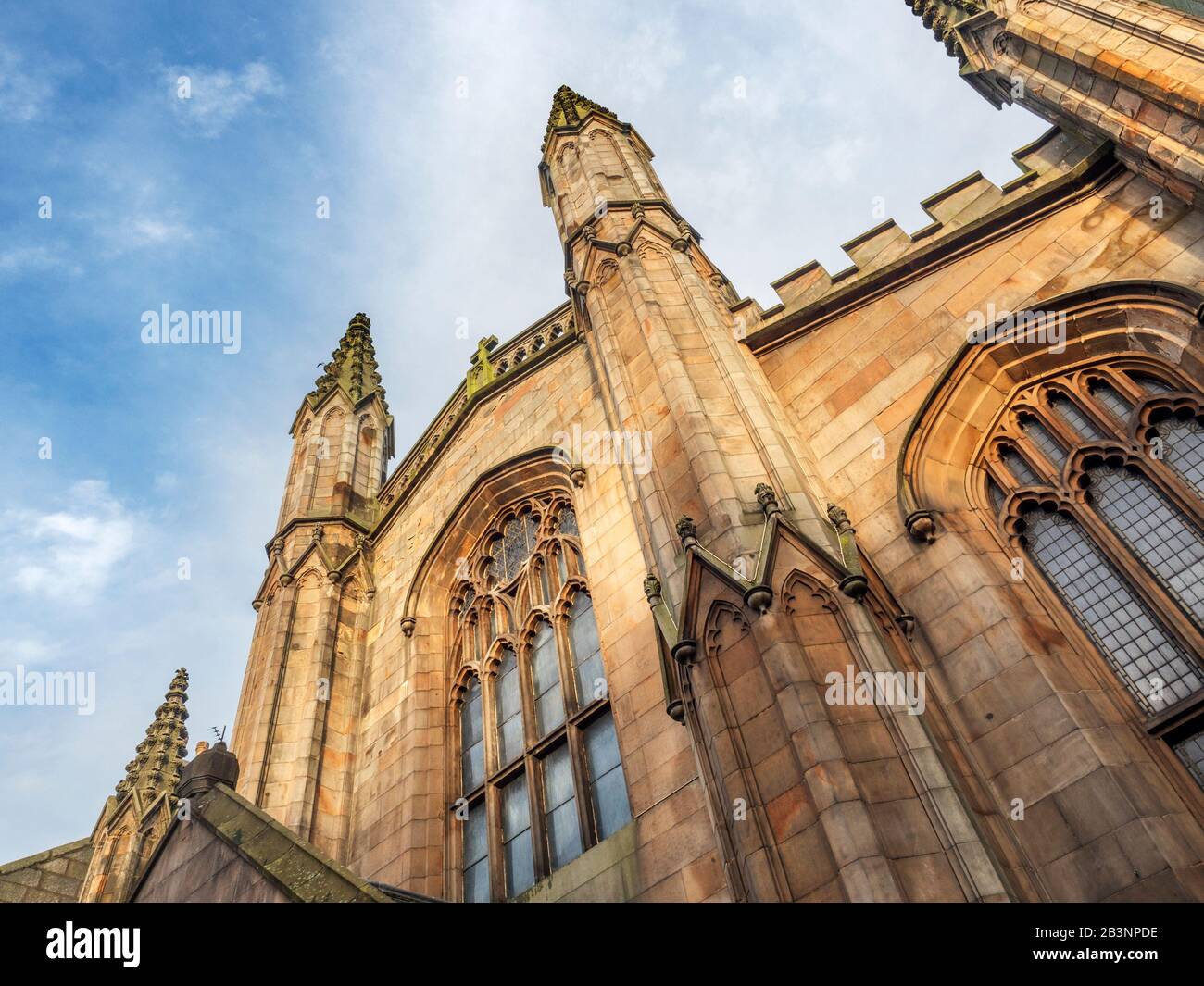 Cathédrale Épiscopale Écossaise De St Andrews Sur King Street À Aberdeen, En Écosse Banque D'Images