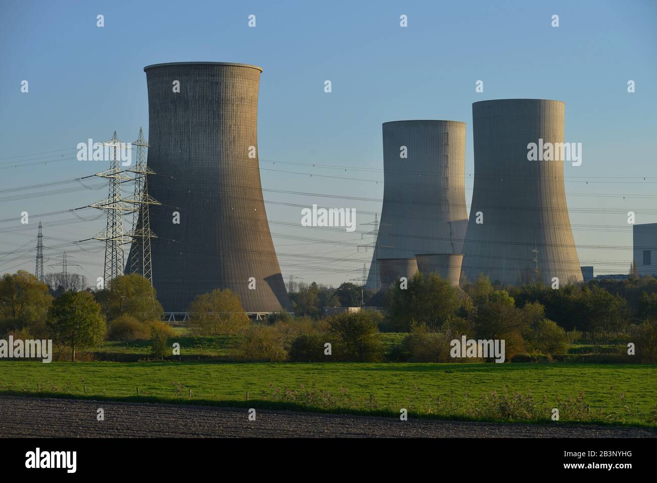 Kraftwerk RWE Westfalen, Hamm, Nordrhein-Westfalen, Deutschland Banque D'Images