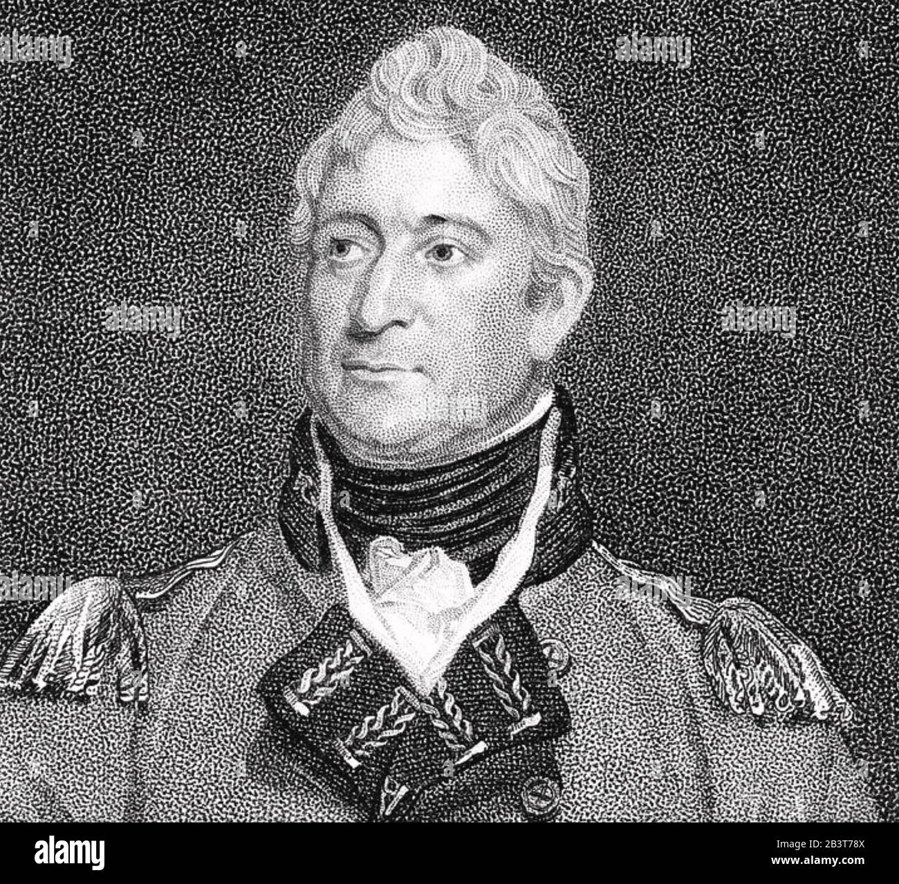 Thomas PICTON (1758-1815) officier de l'armée britannique tué à Waterloo Banque D'Images