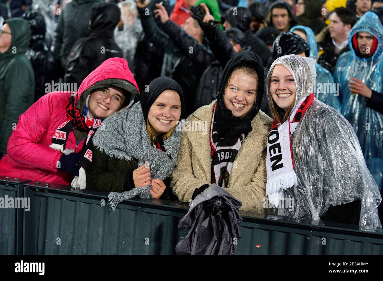 Rotterdam, 04-03-2020, football, coupe KNVB, saison 2019-2020, fans de Feyenoord Banque D'Images