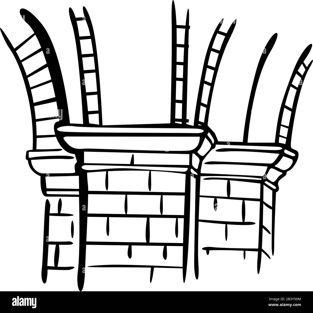 Monument architectural Illustration de Vecteur