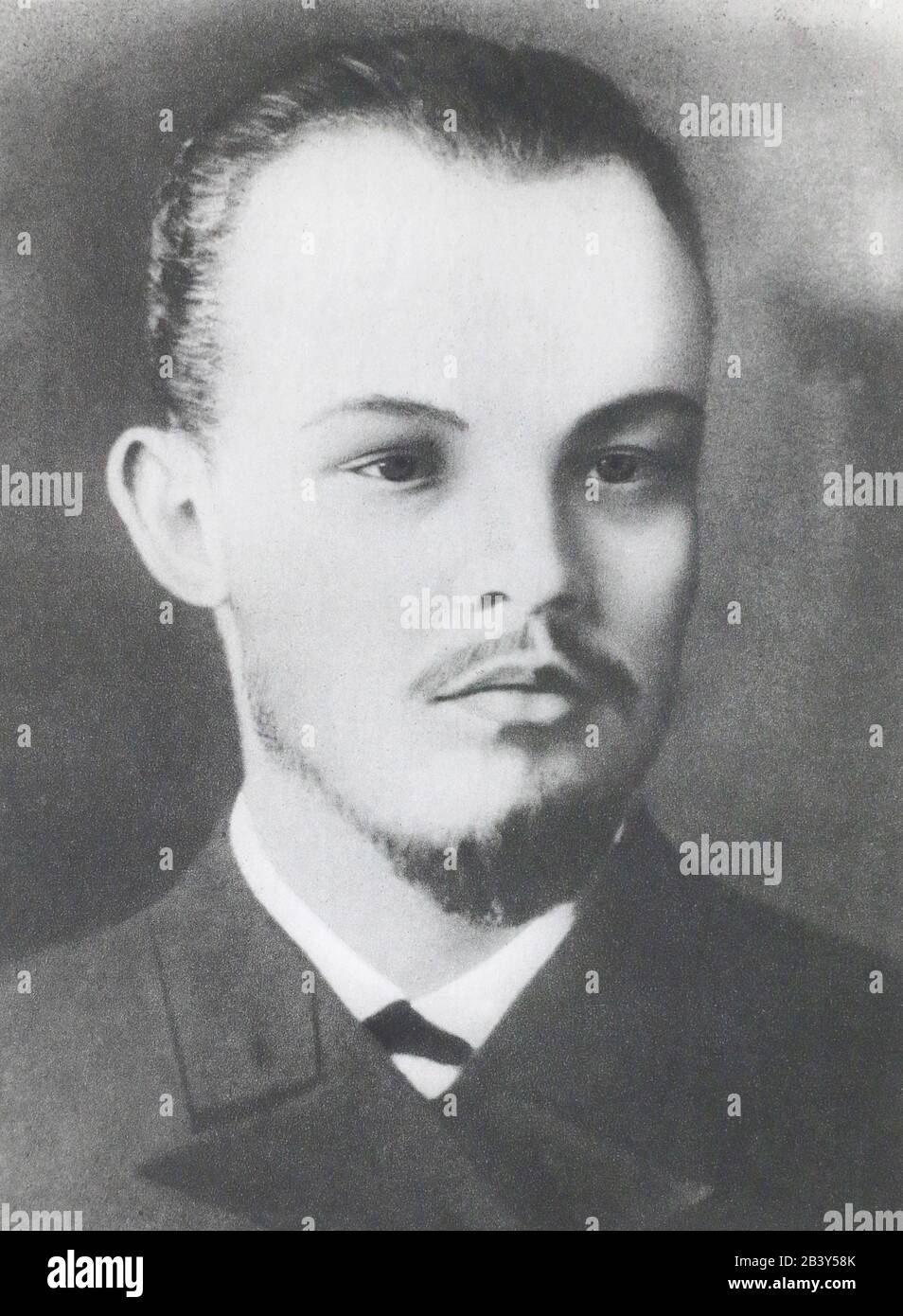 Photo portrait de V.I. Lenin en 1892. Banque D'Images