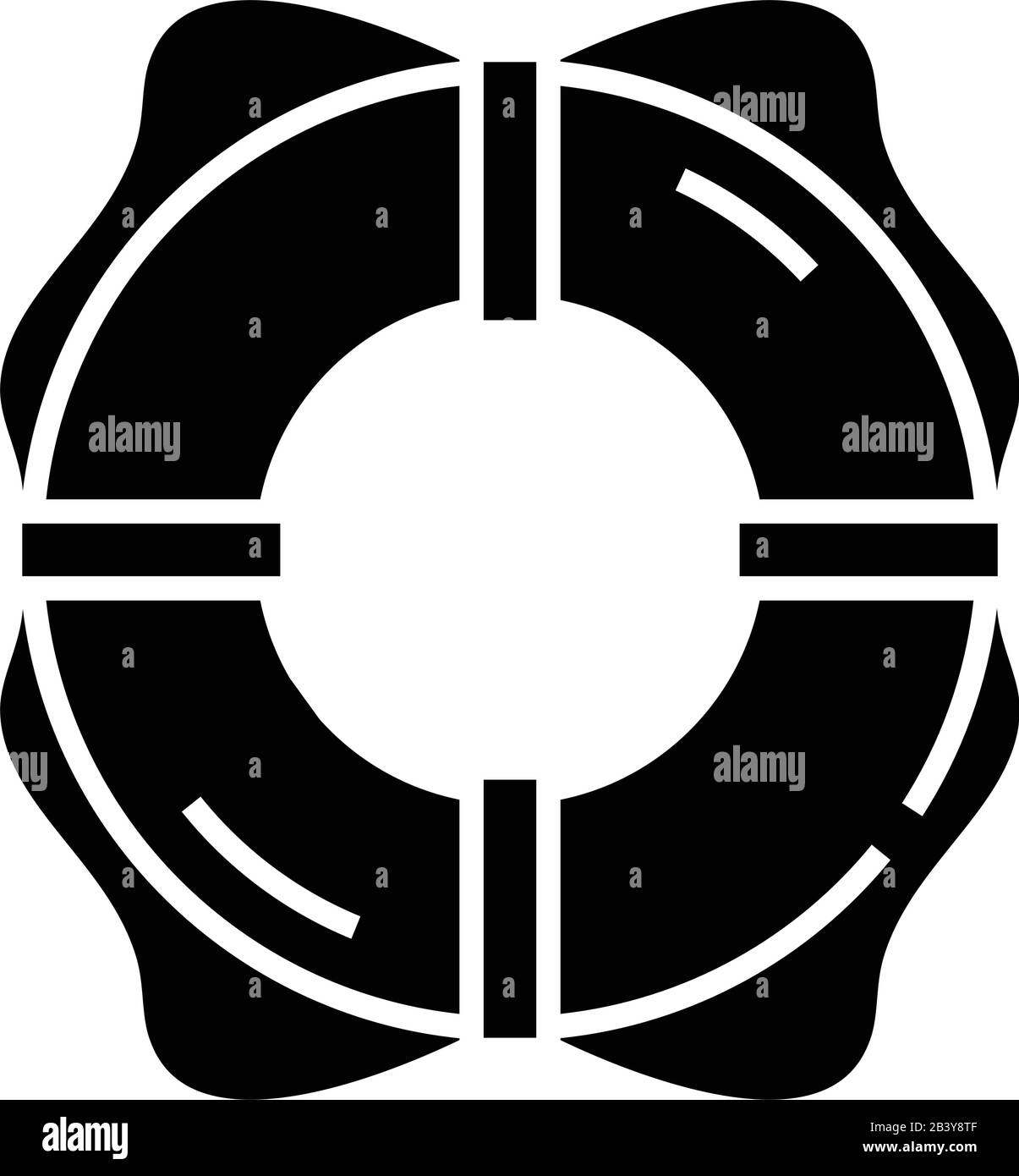 Icône noire de récupération, illustration du concept, symbole plat vectoriel, signe glyphe. Illustration de Vecteur