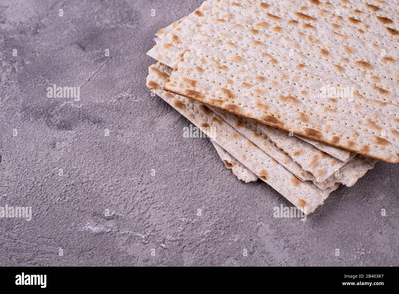 Pain juif traditionnel rituel matzah Banque D'Images