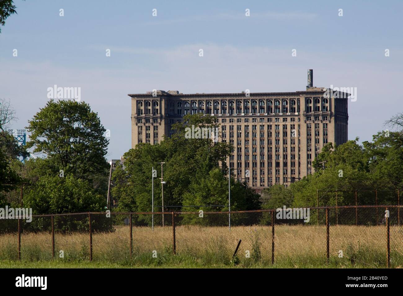 Vieille gare, 2010, Cork Town, Detroit, MI, États-Unis, appartenant à Ford Corporation 2020, par Dembinsky photo Assoc Banque D'Images