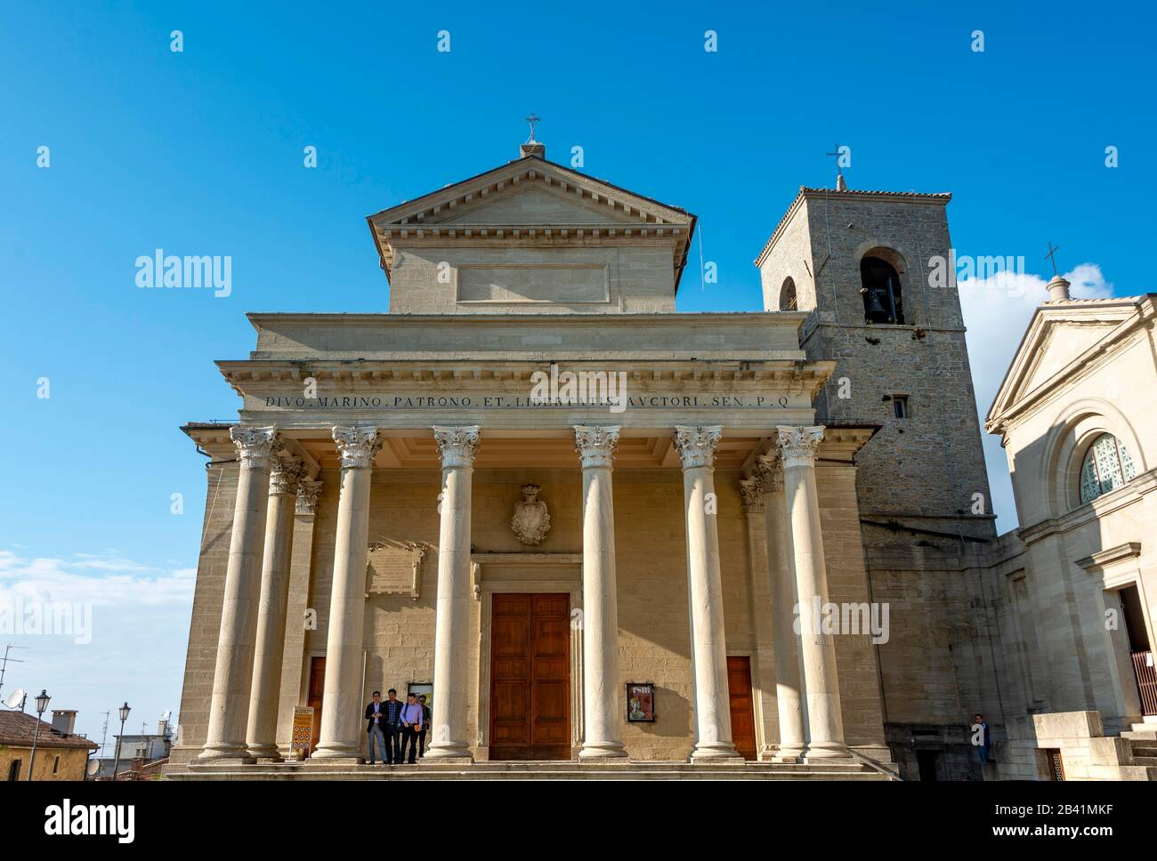 Basilique del Santo Saint-marin, Saint-Marin, République de Saint-Marin Banque D'Images
