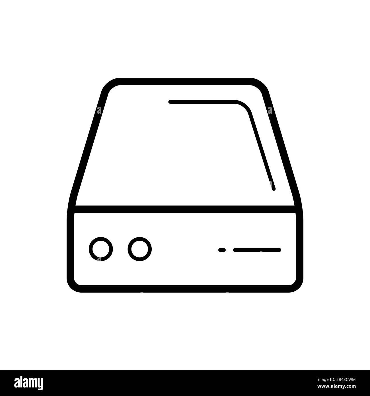 Icône du disque dur Illustration de Vecteur