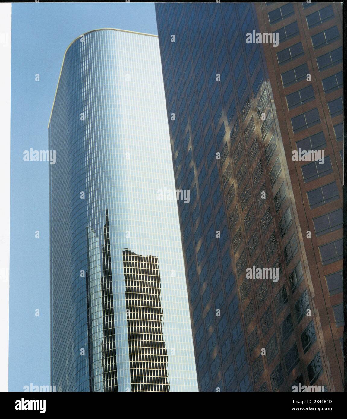 Skyscraper Symphony, Los Angeles, Californie, États-Unis d'Amérique, États-Unis, 1999, ancienne image vintage 1900 Banque D'Images