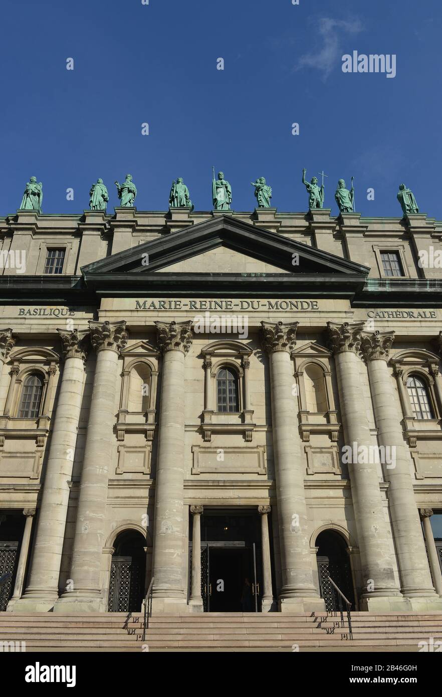 Kirche, « Cathédrale Marie-Reine-Du-Monde », Boulevard René-Lévesque, Montréal (Québec), Kanada Banque D'Images