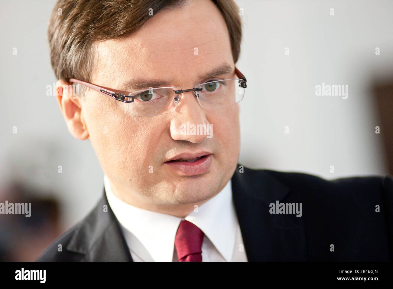 25. 07. 2013 Warszawa, Dzieñ W Sejmie Rzeczypospolitej Polskiej. N/z Zbigniew Ziobro Banque D'Images