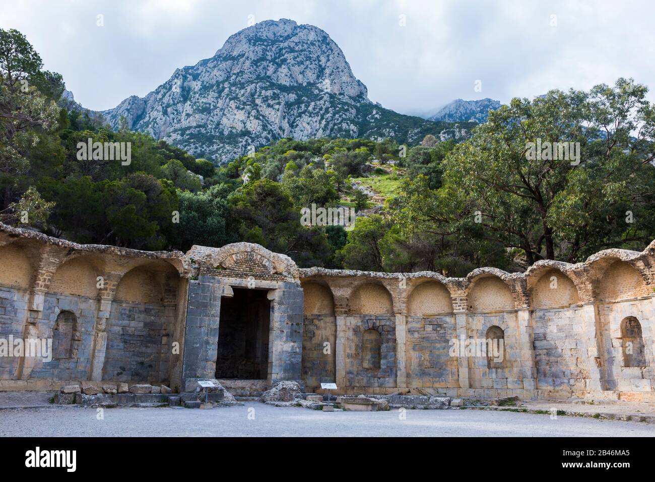 Temple De L'Eau. Zaghouan. Tunisie. Banque D'Images