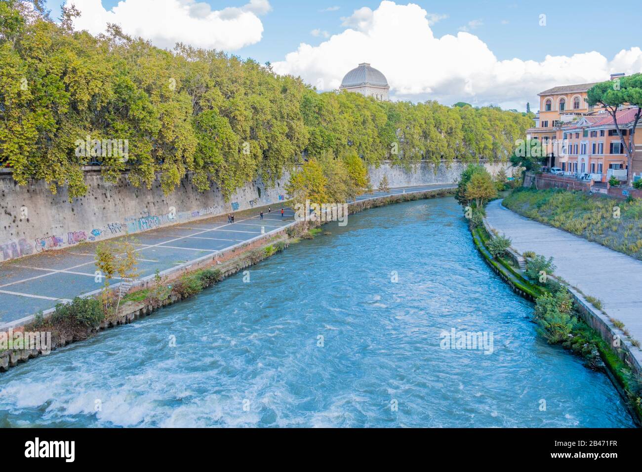 Tibre, Rome, Italie Banque D'Images