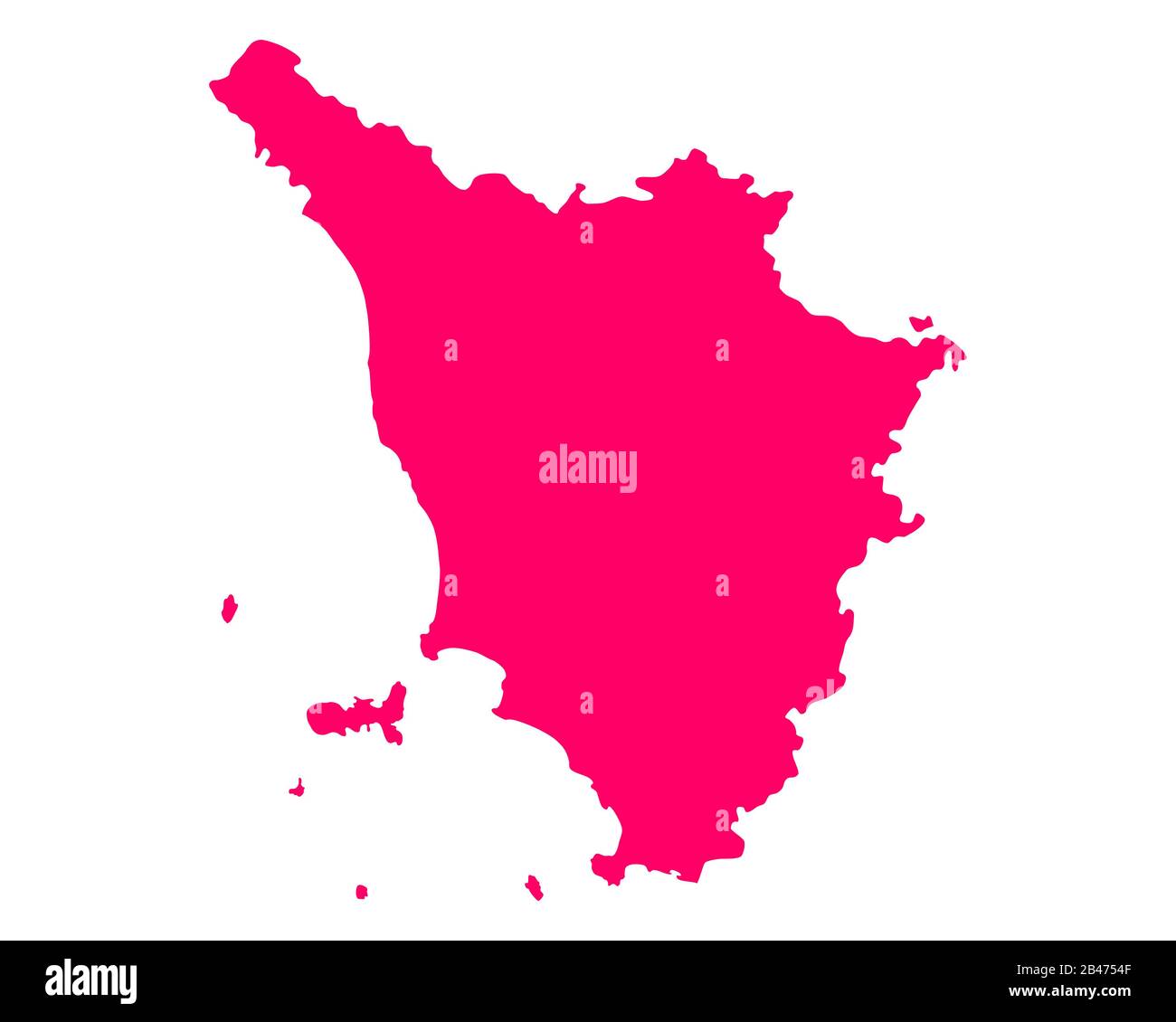 La carte de la Toscane Photo Stock Alamy
