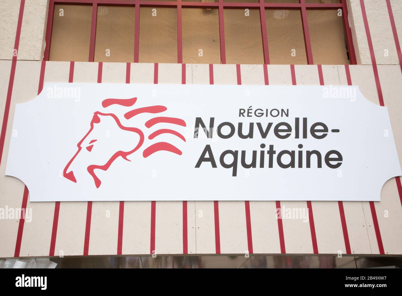 Bordeaux, Nouvelle Aquitaine / France 16 06 2018 le nouveau logo et