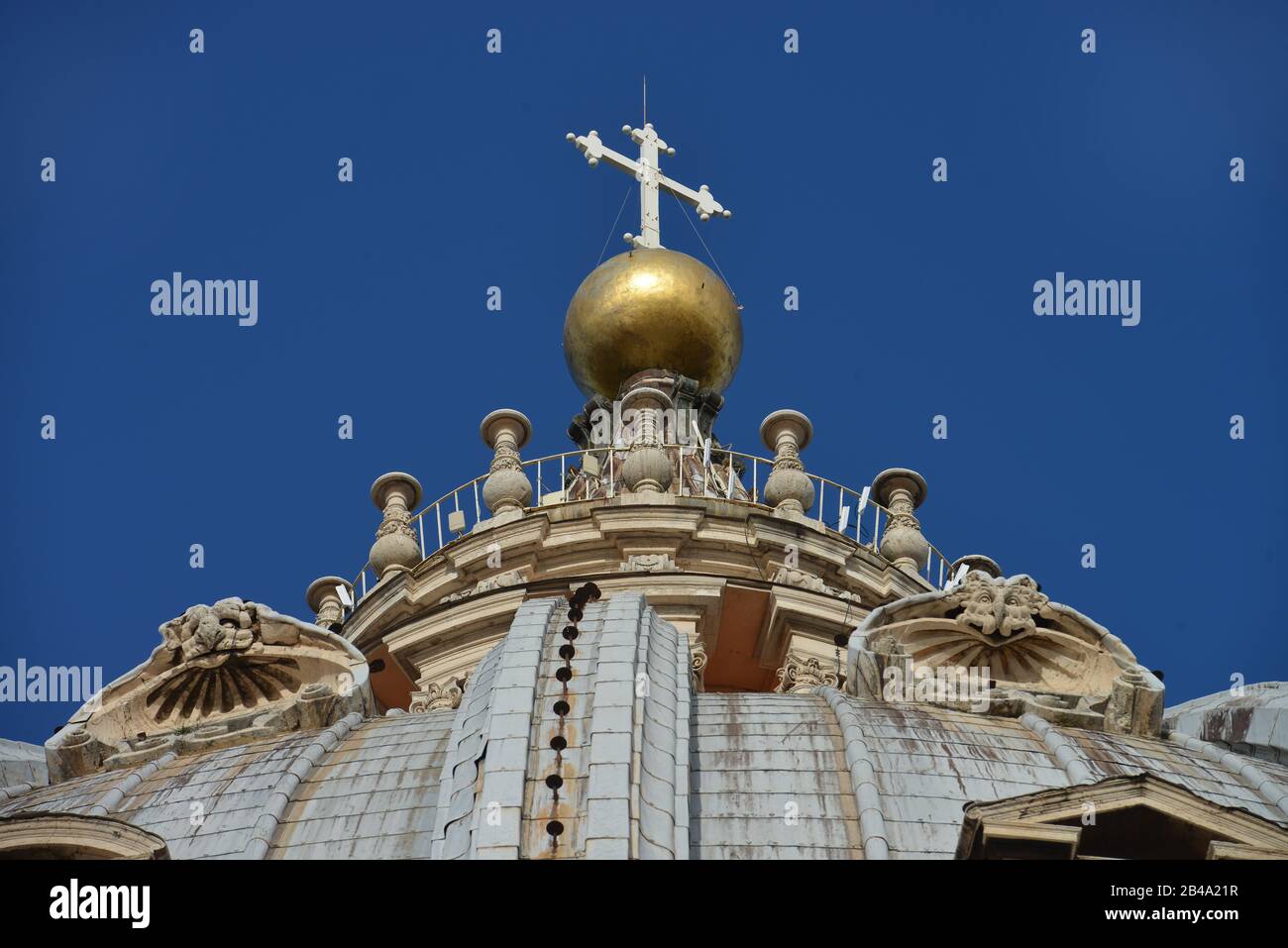 Kuppel, Petersdom, Vatikanstadt Banque D'Images