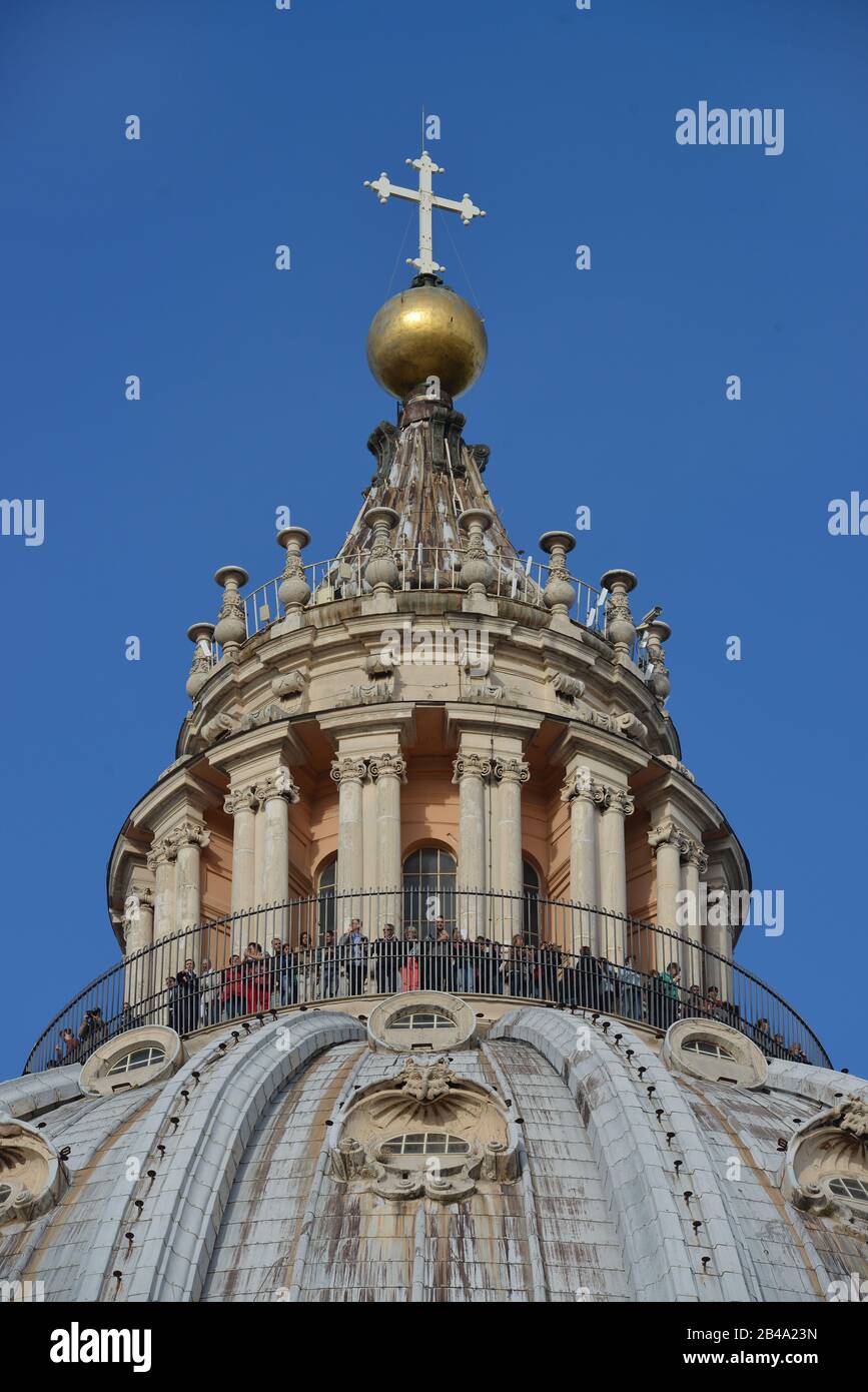 Kuppel, Petersdom, Vatikanstadt Banque D'Images
